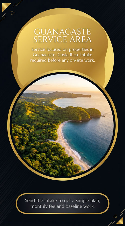 Guanacaste, Costa Rica coastline